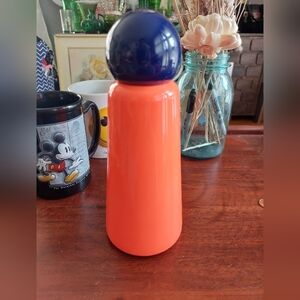 Lund London Skittle 17oz Water Bottle  Coral/ Indigo Hydration Bottle